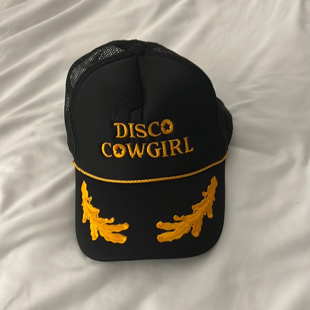 Disco Cowgirl trucker hat